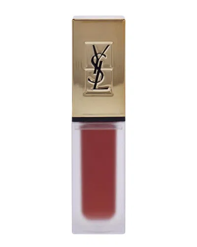 Saint Laurent Yves  Women's 0.2oz 39 Rouge Tatouage Couture Liquid Matte Lip  Stain In Transparent