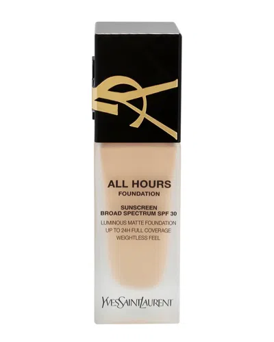 Saint Laurent Yves  Women's 0.84oz Lw7 Light Warm All Hours Foundation Spf 30 In White