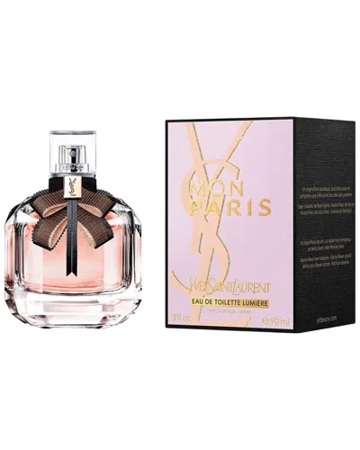 Saint Laurent Yves  Women's 3oz Mon Paris Lumiere Edt Spray In Transparent