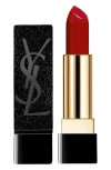 Saint Laurent Yves  X Zoë Kravitz Rouge Pur Couture Lipstick In 122 Wolfs Red/satin