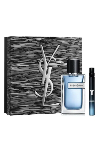 Saint Laurent Yves  Y Eau De Toilette Set In Transparent
