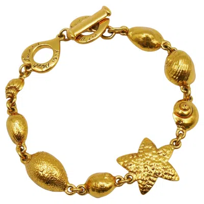 Pre-owned Saint Laurent Yves  Ysl Vintage Spring Summer 1994 Sealife Bracelet In Multi