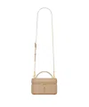 Saint Laurent Zip Opening And Closing Cosmetic Bag In Nude