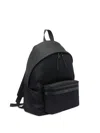 Saint Laurent Zip-pocket Backpack In Black