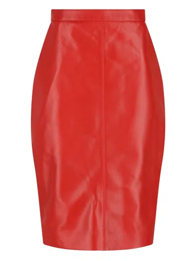 SAINT LAURENT ZIP SKIRT