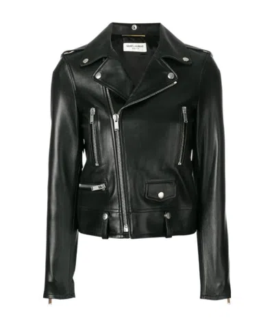 SAINT LAURENT SAINT LAURENT MOTORCYCLE LEATHER JACKET