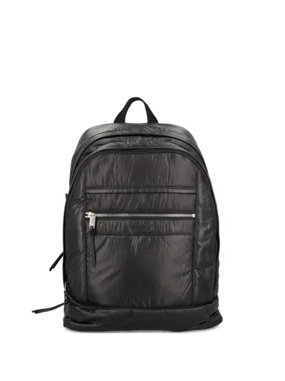 Saint Laurent Zipped Backpack In Black