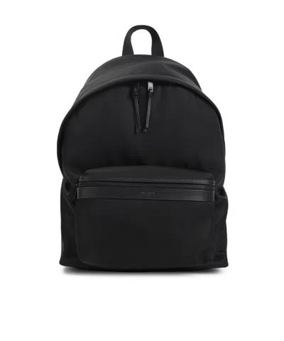 Saint Laurent Zipper Backpack In Black