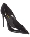 Saint Laurent Zoe 100 Patent Pump In Black