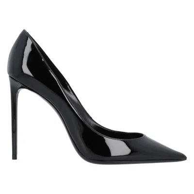 Saint Laurent Zoe Pumps In Patent Leather In Black