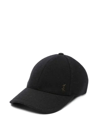 Saint Laurent ,baseball Cap In Black