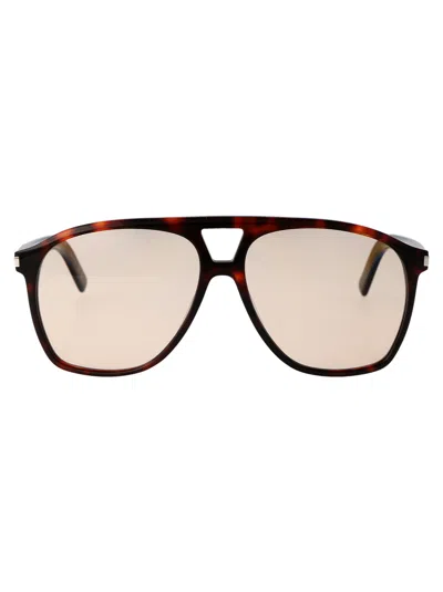 Saint Laurent Sunglasses Sl 596 Dune 003 In White
