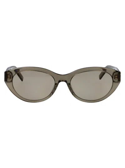 Saint Laurent Round Sunglasses Sl M148 004 In Gray