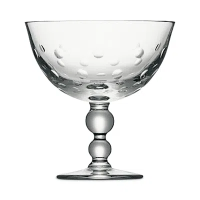 Saint Louis Bubbles Footed Cup In Transparent