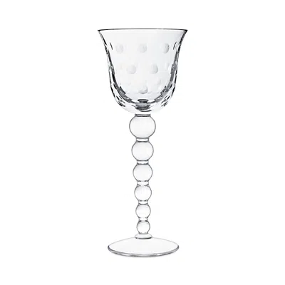 Saint Louis Bubbles American Water Glass In Transparent