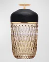 Saint Louis Crystal Folia Amber Crystal Portable Lantern