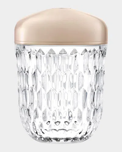 Saint Louis Crystal Folia Mini Portable Lamp, Champagne In Brown