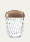 SAINT LOUIS CRYSTAL FOLIA MINI PORTABLE LAMP, COPPER