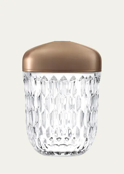 Saint Louis Crystal Folia Mini Portable Lamp, Bronze In Neutral