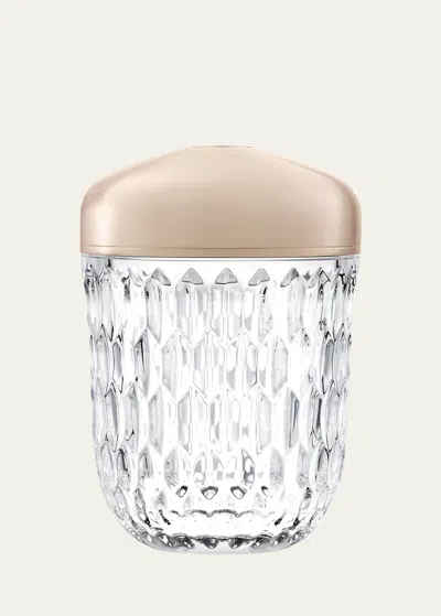 Saint Louis Crystal Folia Mini Portable Lamp, Champagne In Neutral
