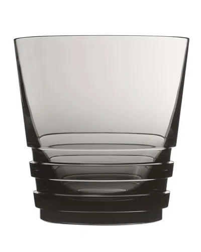 Saint Louis Crystal Large Oxymore Double Old Fashioned, Gray In Brown