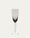 Saint Louis Crystal Oxymore Flannel Gray Champagne Flute, 5 Oz. In Multi