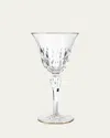 Saint Louis Crystal Stella Water Goblet With Gold Rim