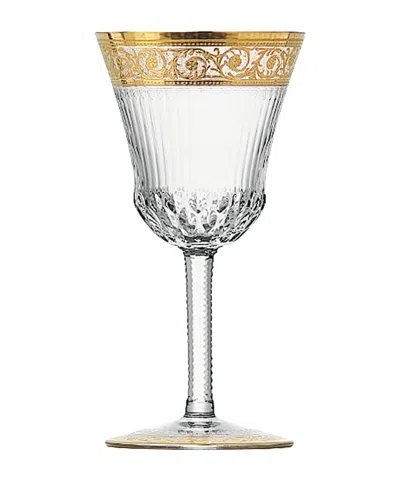 Saint Louis Crystal Thistle Gold American Water Goblet