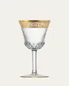 Saint Louis Crystal Thistle Gold American Water Goblet In Multi