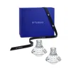 Saint Louis Folia Small Candlestick, Set Of 2