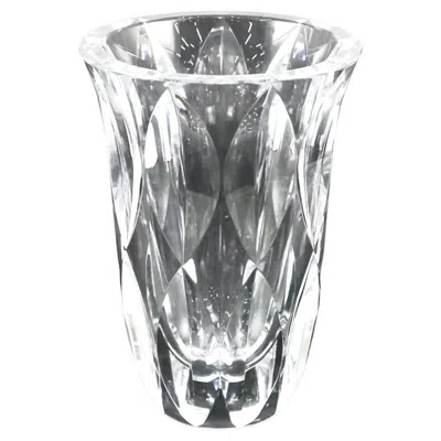 Pre-owned Saint Louis French Cut Crystal Vase By Saint-louis, Late 20th Century In Transparent
