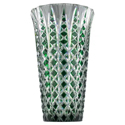 Pre-owned Saint Louis Saint-louis Manufacture, Limited Edition "jaipur" Vase, Contemporary In Transparent