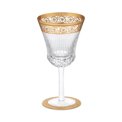 Saint Louis Thistle #1 American Water Glass In Transparent