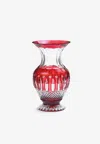 Saint Louis Tommy Crystal Vase In Red