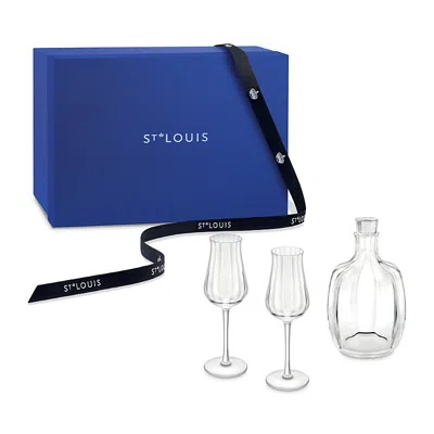 Saint Louis Twist 1586 Twist Young Spirit Tasting Set In Transparent