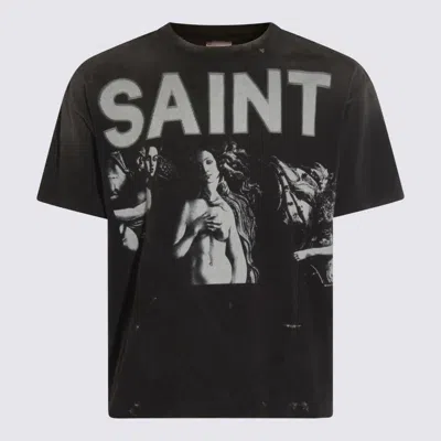 ©saint M×××××× Saint M×××××× T-shirt E Polo Nero In Black