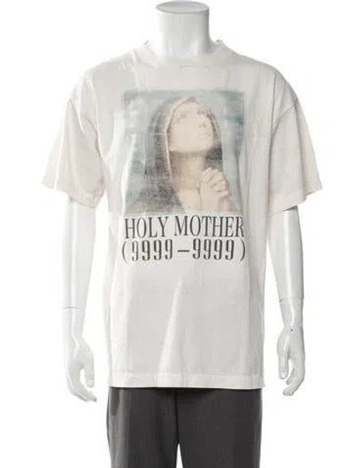 Pre-owned Saint Michael 2022 'holy Mother' T-shirt W/ Tags In White