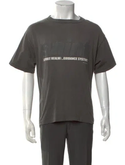 Pre-owned Saint Michael 2023 'spirit Realm' T-shirt In Grey