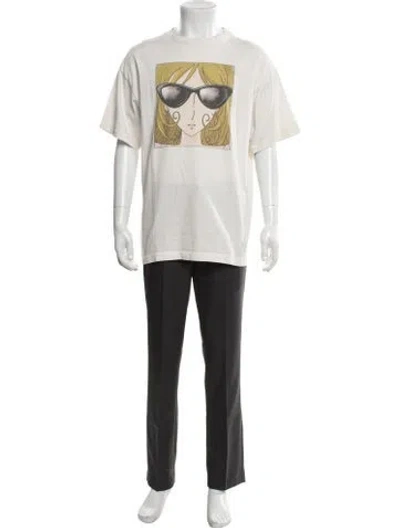 Pre-owned Saint Michael 2023 Sunglass T-shirt In White