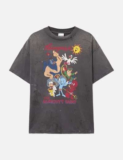 Saint Michael Almithy Saint Short Sleeves T-shirt In Black