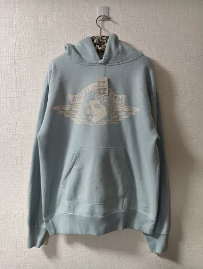 Pre-owned Saint Michael Angel Of Death Hoodie In Blue