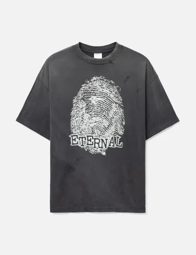 Saint Michael Chosen T-shirt In Black