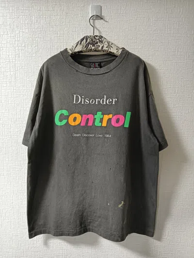Pre-owned Saint Michael Control Tee In Black