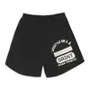 Saint Michael Creation Black Easy Shorts In Black