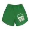 Saint Michael Creation Green Easy Shorts In Green