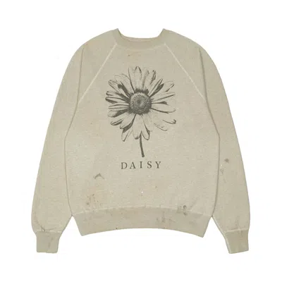 Pre-owned Saint Michael Daisy Crewneck Sweatshirt 'grey'