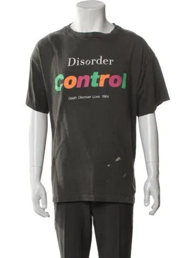 Pre-owned Saint Michael Disorder Control Graphic Print T-shirt In Green