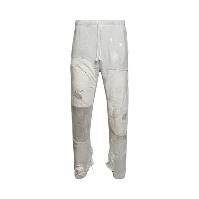 Pre-owned Saint Michael Double Face Sweatpants 'grey' | Men's Size M In Gray