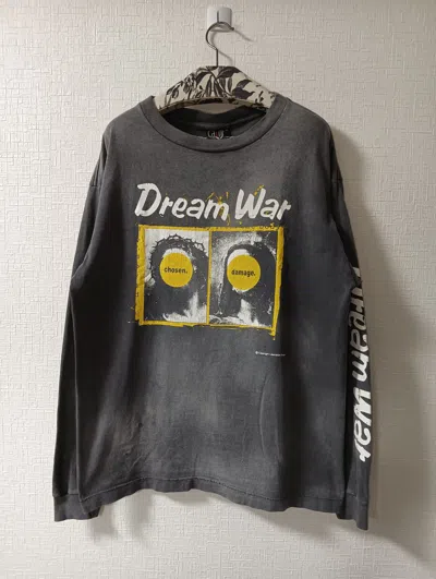 Pre-owned Saint Michael Dream War L/s Tee In Black