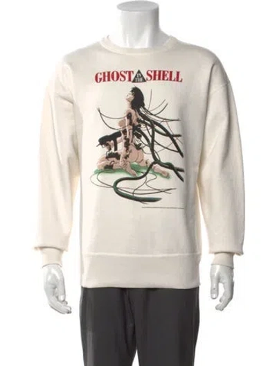 Pre-owned Saint Michael Ghost In A Shell Graphic Print Sweatshirt W/ Tags In White